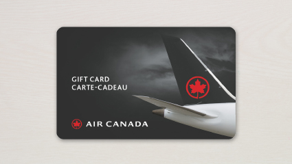 eCartes-cadeaux Air Canada